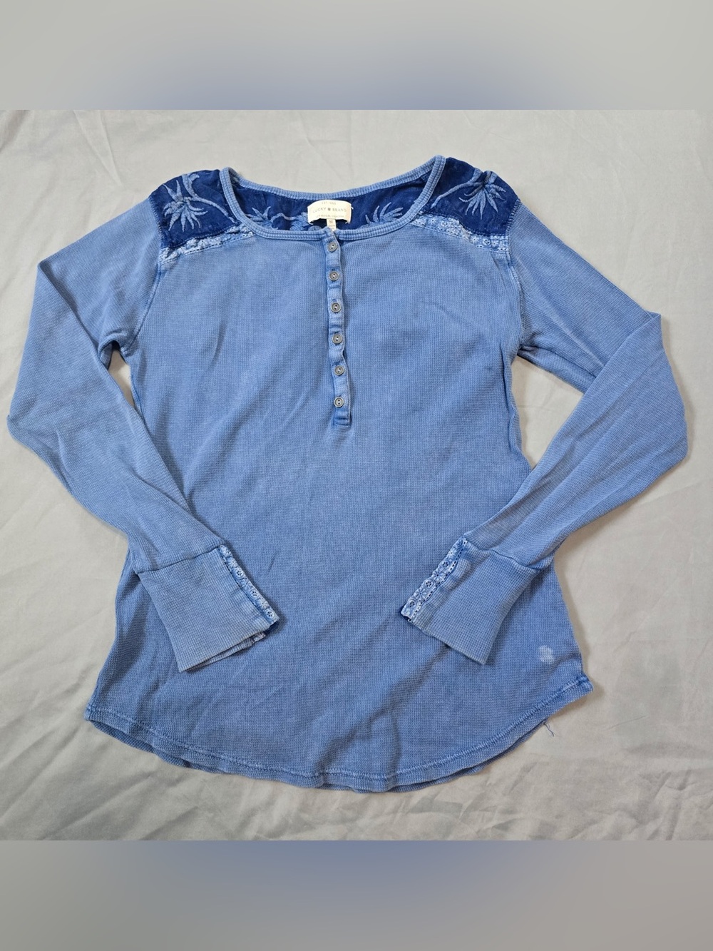 Lucky Brand Long-Sleeve Henley Top